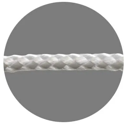 3/16" X 50' Diamond Braided Nylon, Multi-Purpose Rope With 90 Pound Working Load Capacity  - TA87316-050