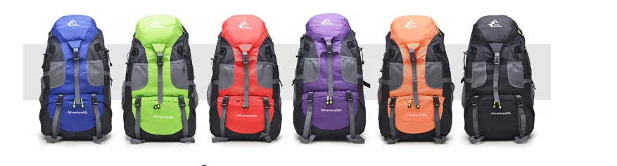 50L Backpack Hiking Camping Waterproof 20 Kgs