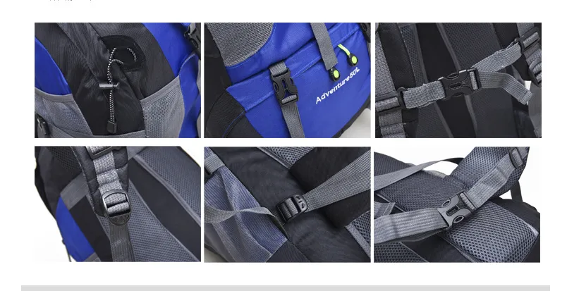 50L Backpack Hiking Camping Waterproof 20 Kgs
