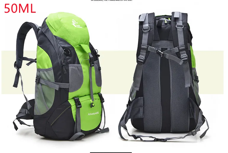 50L Backpack Hiking Camping Waterproof 20 Kgs