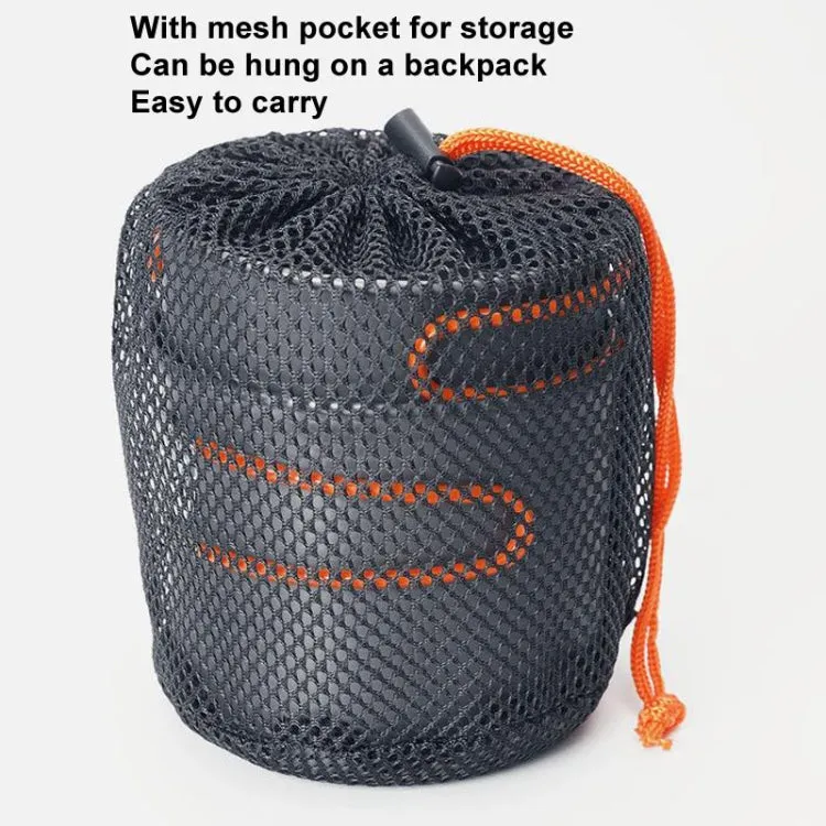 AOTU AT101 2 In 1 Outdoor Camping Cookware Picnic Portable Pot(Orange Handle)
