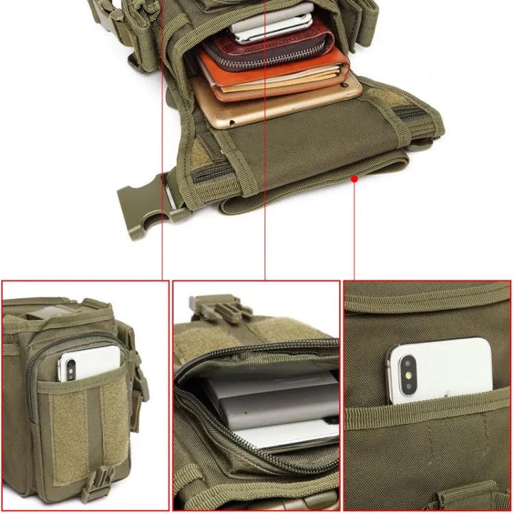 B05 Wild Fishing Portable Waist Bag Outdoor Sports Multifunctional Leg Bag(Black)