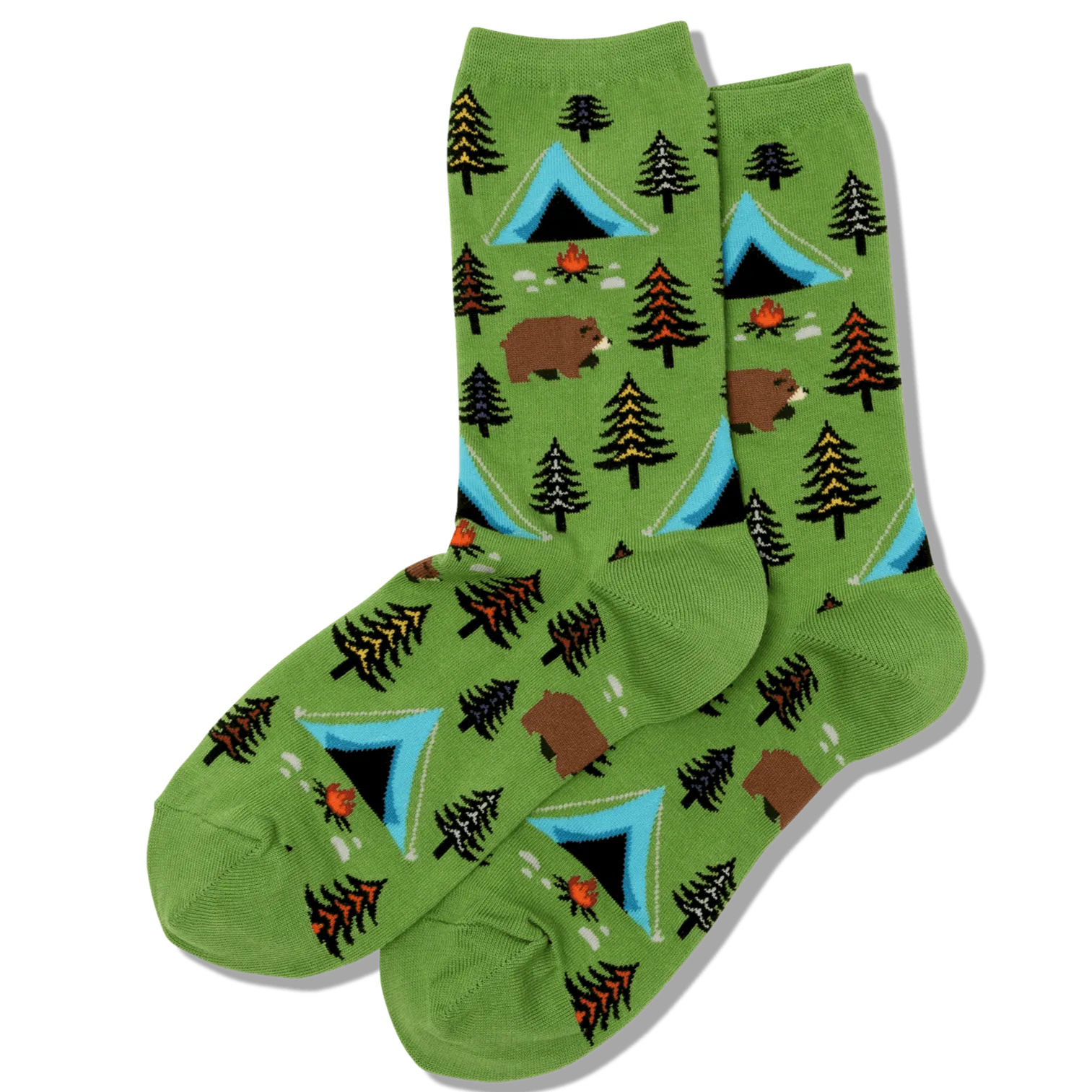 Bear Tent Socks Women's Crew Sock