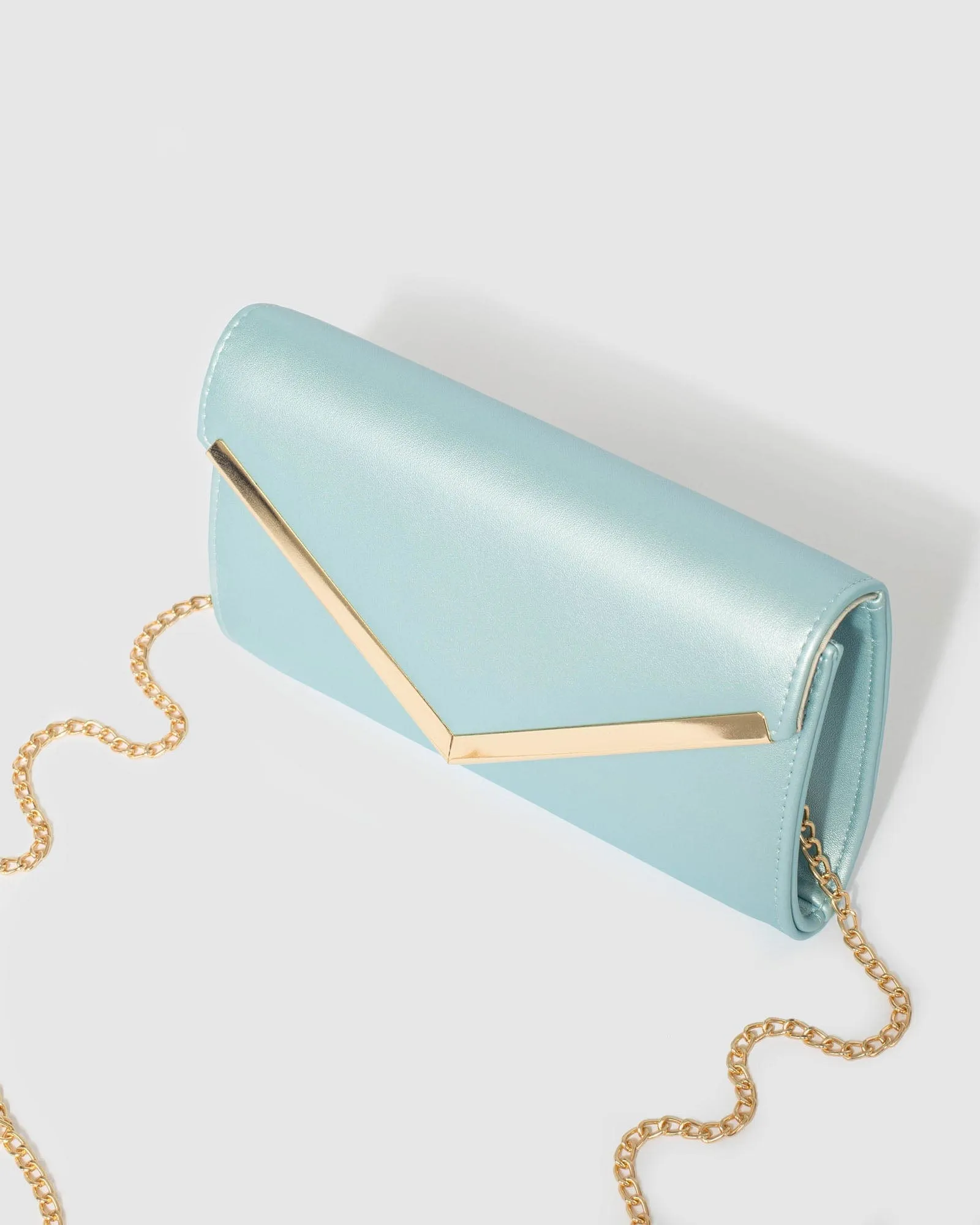 Blue Cindy Evening Clutch Bag