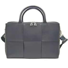 Bottega Veneta Bottega Veneta Arco Briefcase Navy Leather Business Bag 680120VB1K1 in Great Condition