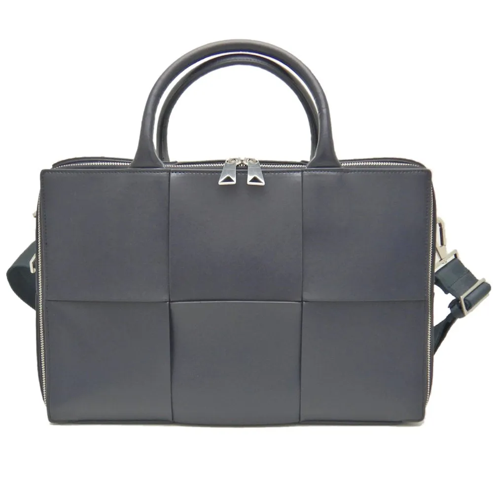 Bottega Veneta Bottega Veneta Arco Briefcase Navy Leather Business Bag 680120VB1K1 in Great Condition