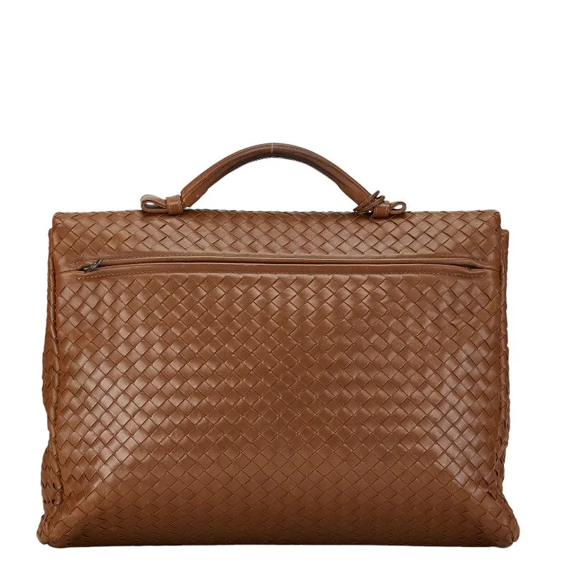 Bottega Veneta Leather Intrecciato Business Bag Briefcase in Very Good Condition