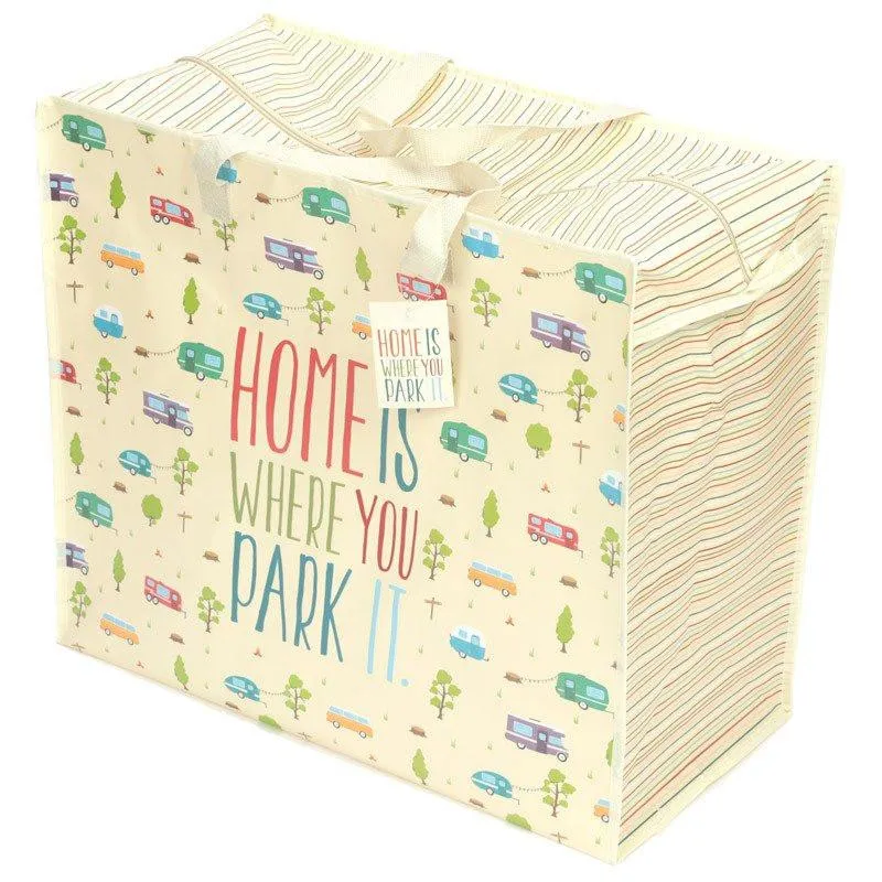 Camper - Home is where you park it! Design Laundry Storage Bag