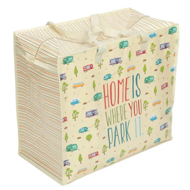 Camper - Home is where you park it! Design Laundry Storage Bag