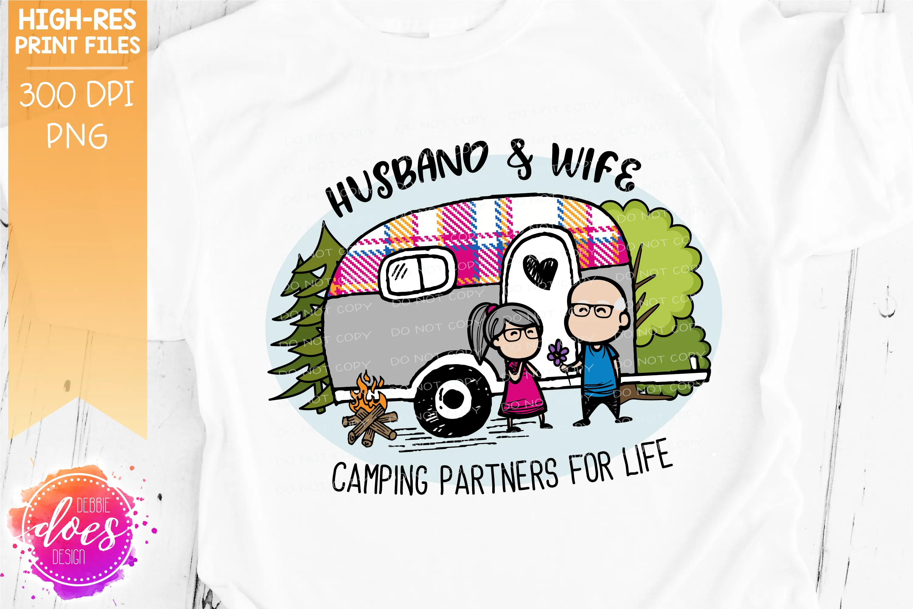 Camping Partners for Life Kit - Sublimation/Printable Designs