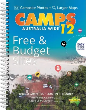 Camps 12 Australia Wide: Easy Read with Campsite Photos