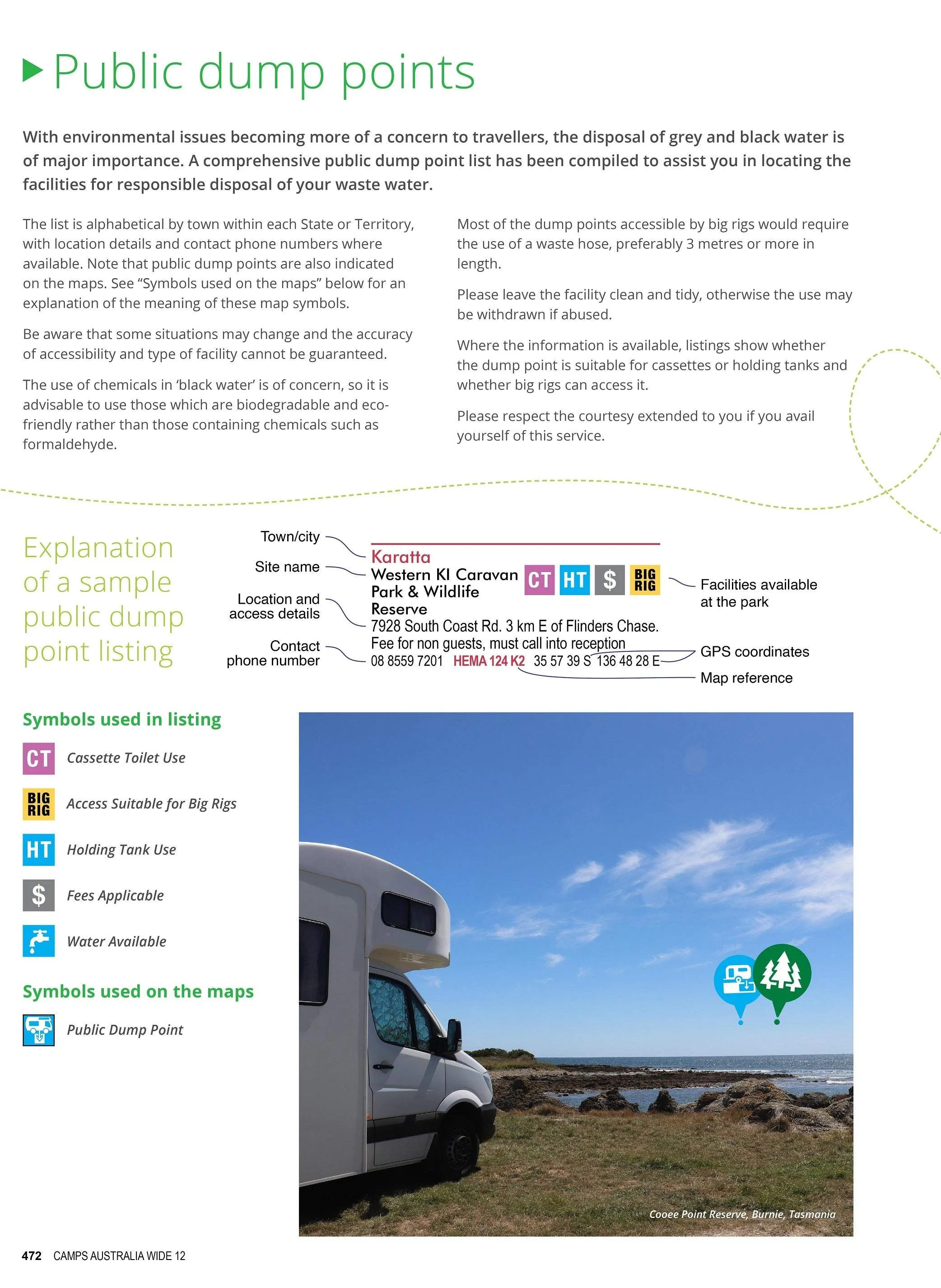 Camps 12 Australia Wide: Easy Read with Campsite Photos