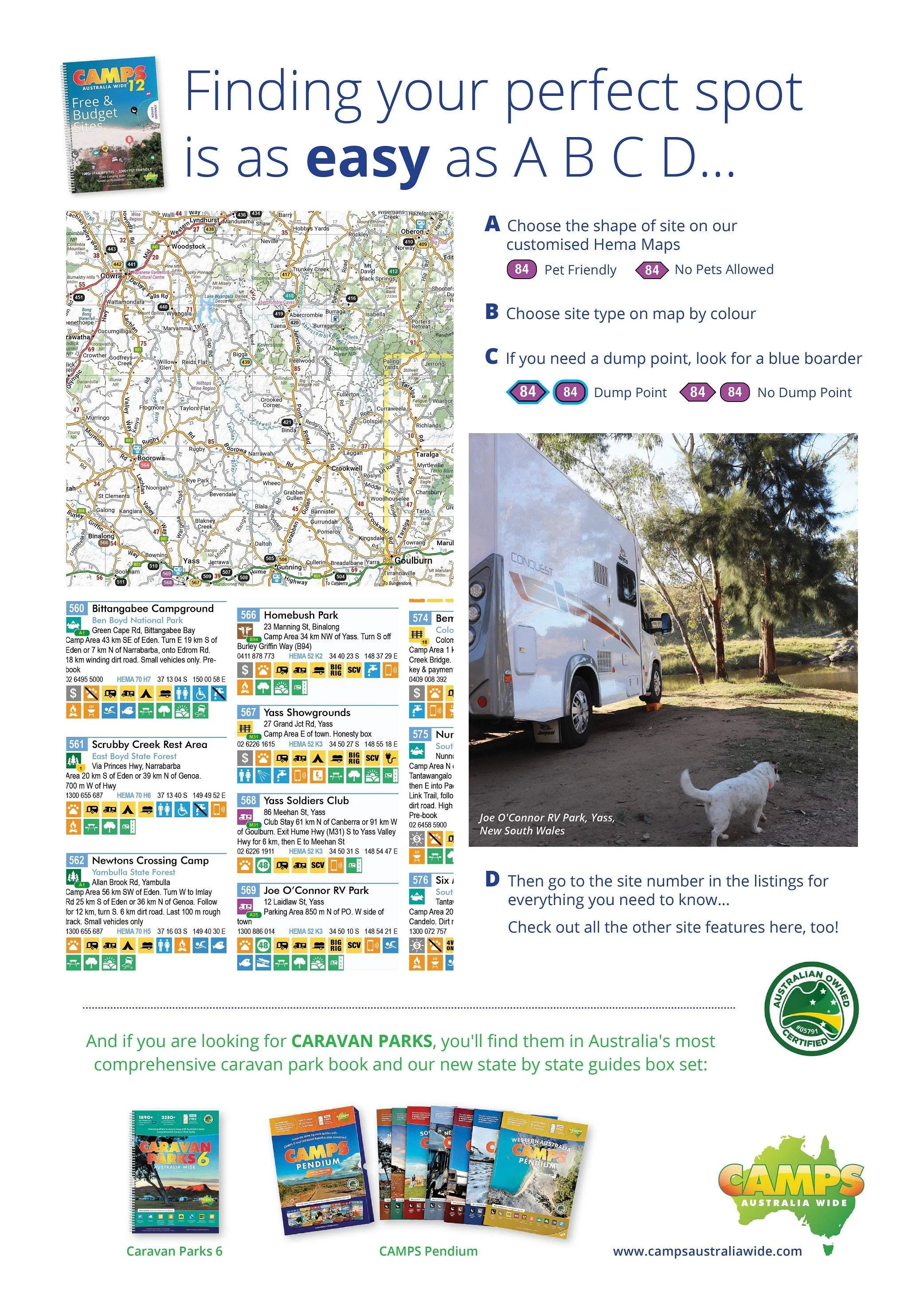 Camps 12 Australia Wide: Free & Budget Sites