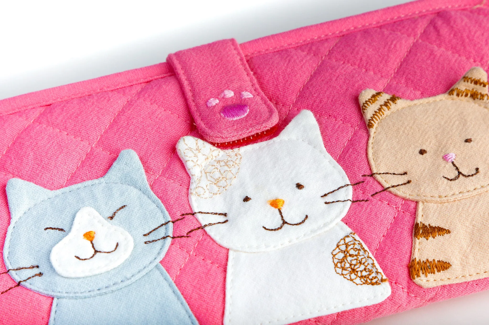 Cara Cat Flat Clutch/Purse