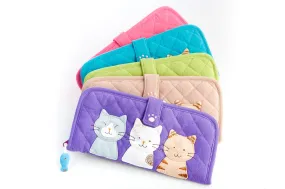 Cara Cat Flat Clutch/Purse