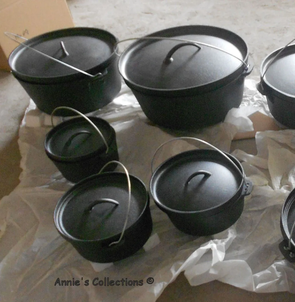 Cast iron Dutch Oven 4.5 QT  Camping Wilderness