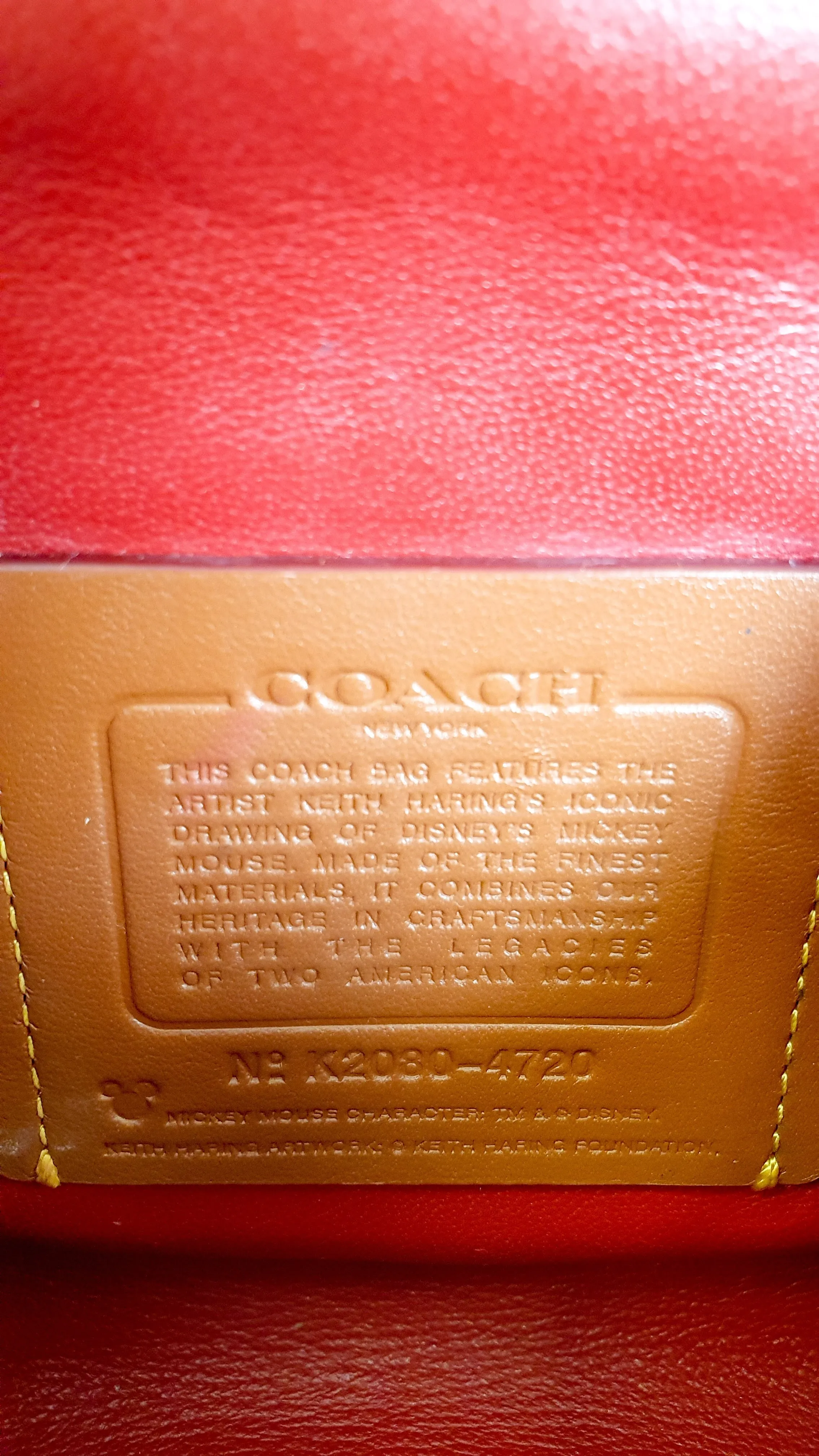 Coach x Disney x Keith Haring Mickey Mouse Ears Bag With Kisslock & Chain Strap LIMITED EDITION - Handbag Coach 4720