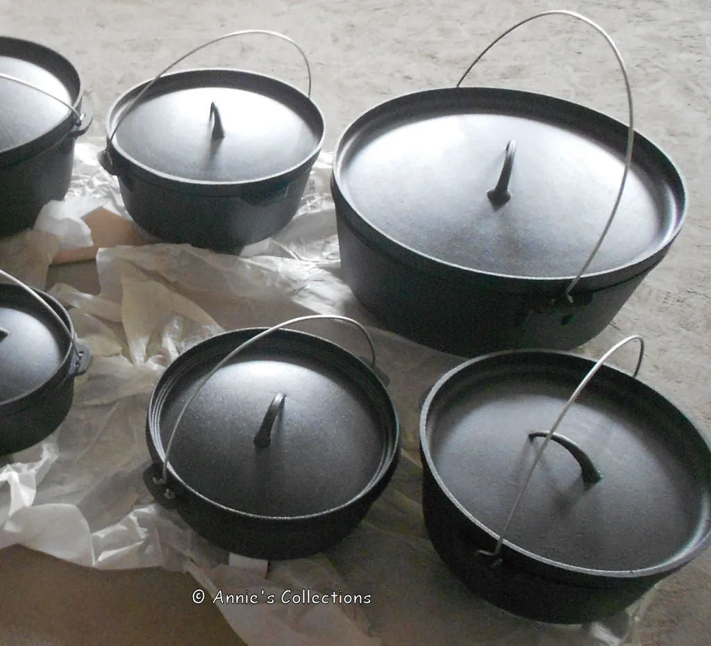 Dutch Oven 12 QT Cast iron Pre-Seasoned Camping