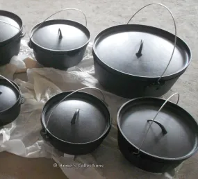 Dutch Oven 12 QT Cast iron Pre-Seasoned Camping