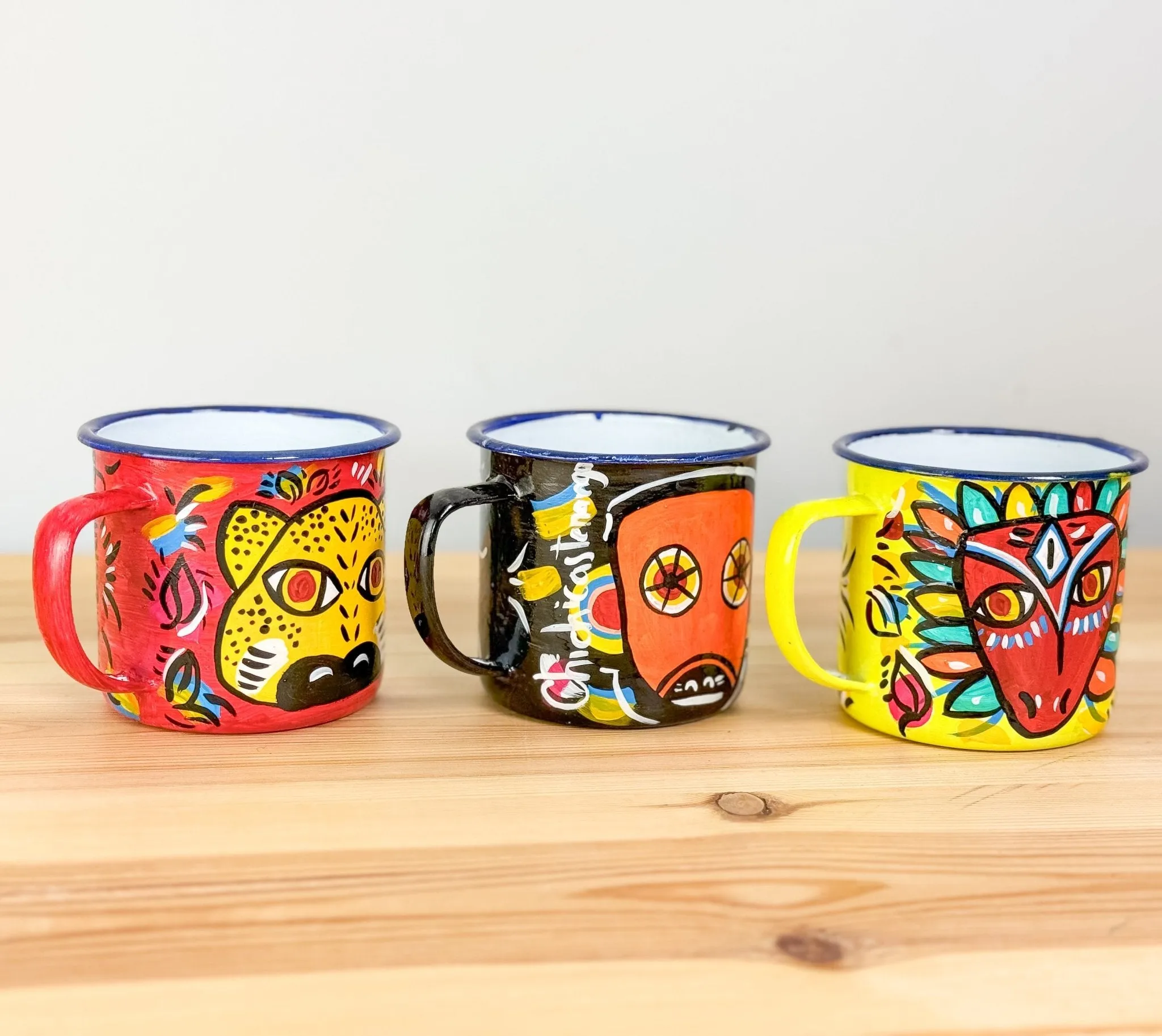 Enamel Hand-painted Mug