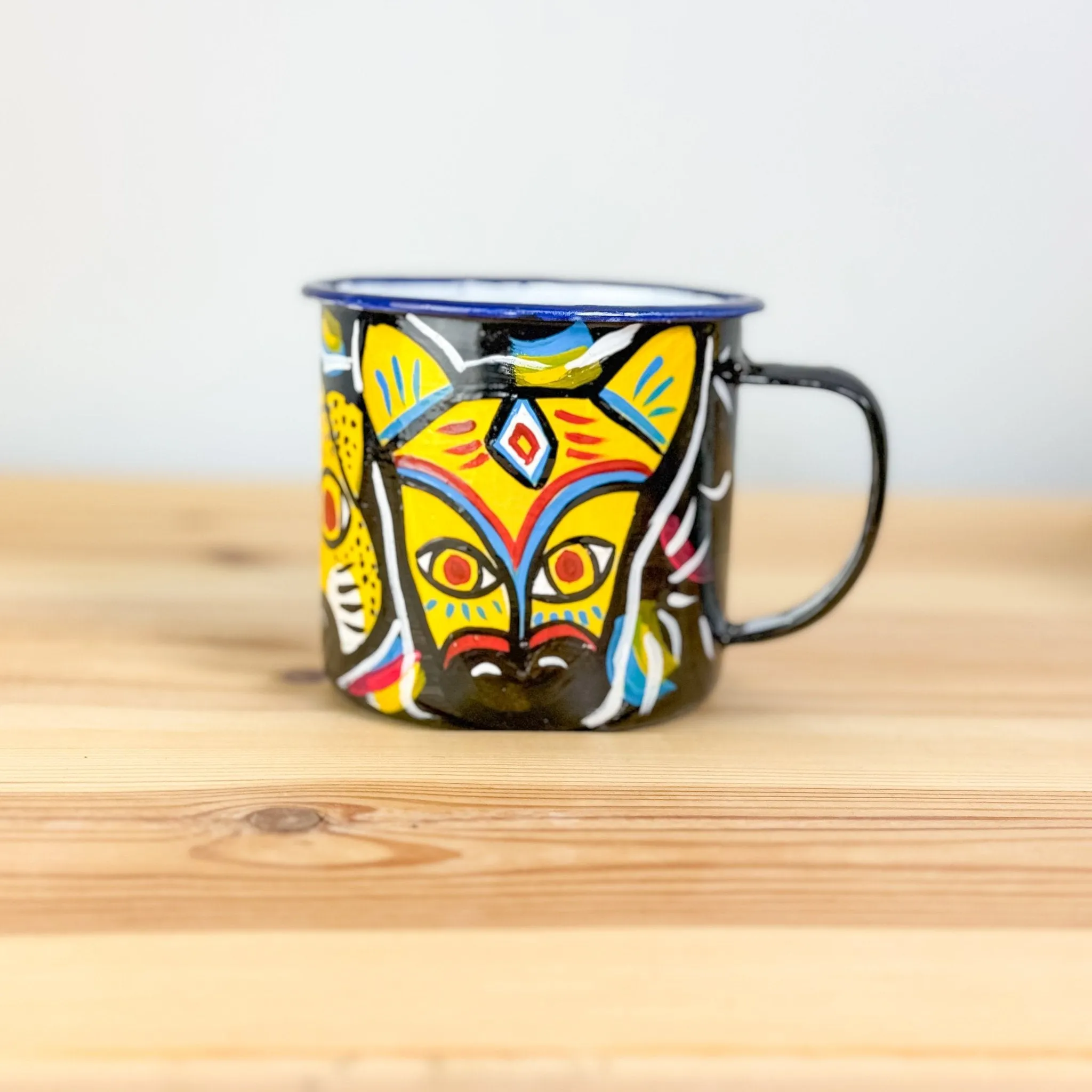 Enamel Hand-painted Mug