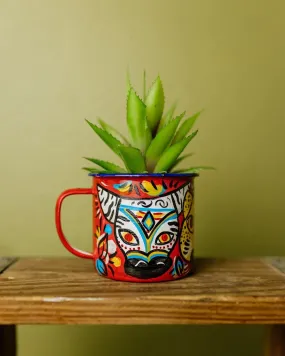 Enamel Hand-painted Mug