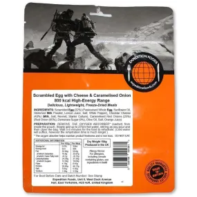 Expedition Foods - Scrambled Egg with Cheese & Caramelised Onion (High Energy)
