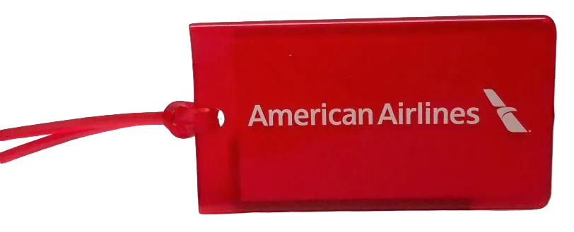 Gel Bag Tag Red