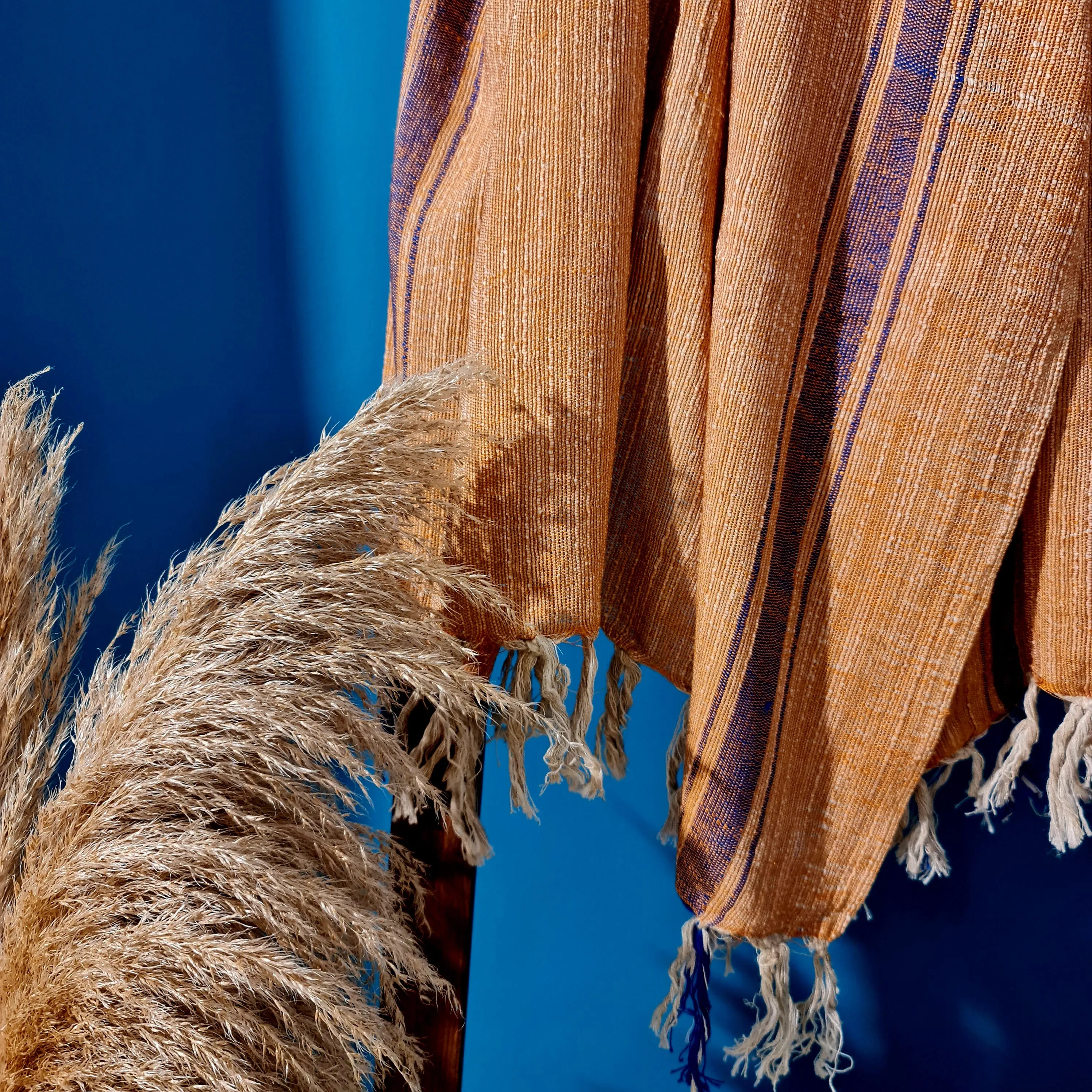 Hand-Woven Pure Silk Turkish Towel Pestemal