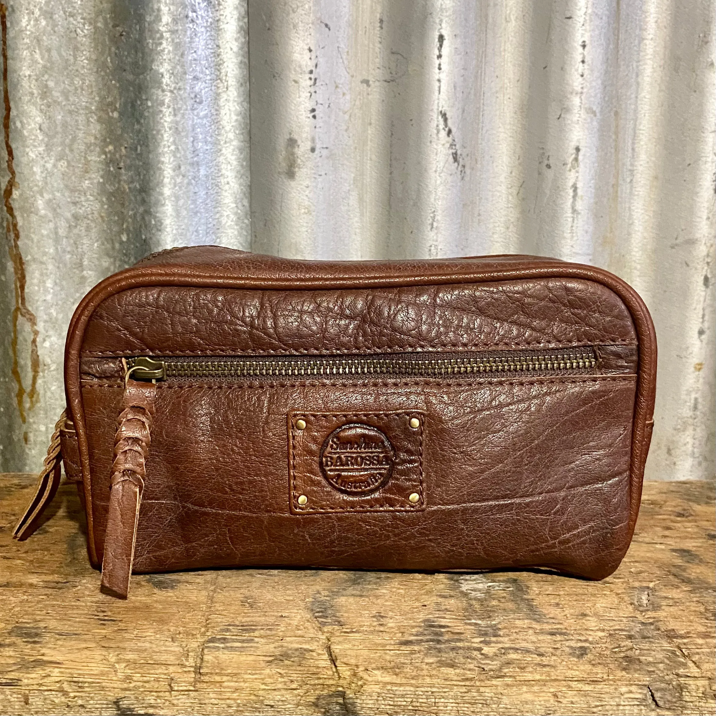 Leather Toiletry Bag / Wash Bag￼
