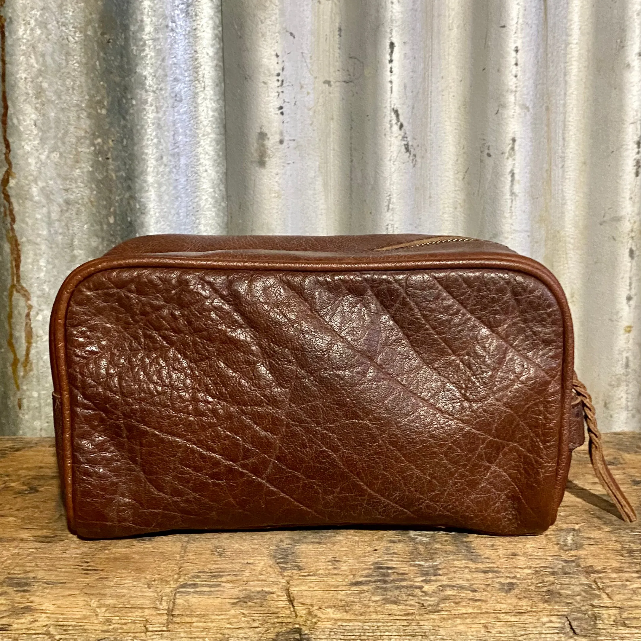 Leather Toiletry Bag / Wash Bag￼