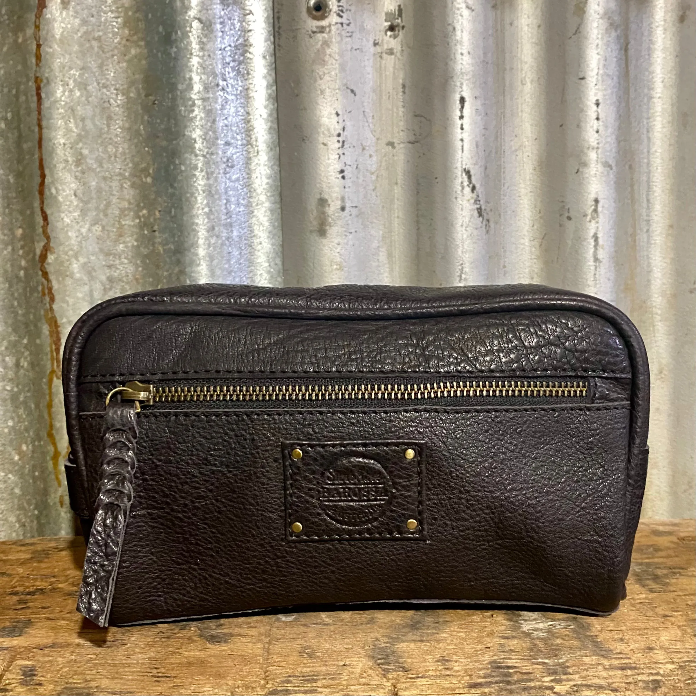 Leather Toiletry Bag / Wash Bag￼