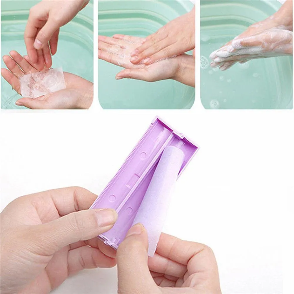 Mini Portable Tearable Disposable Paper Soap