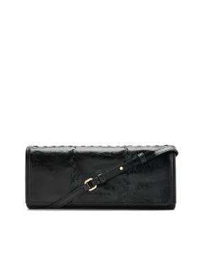 Mosaic Shoulder Bag - Black Gloss