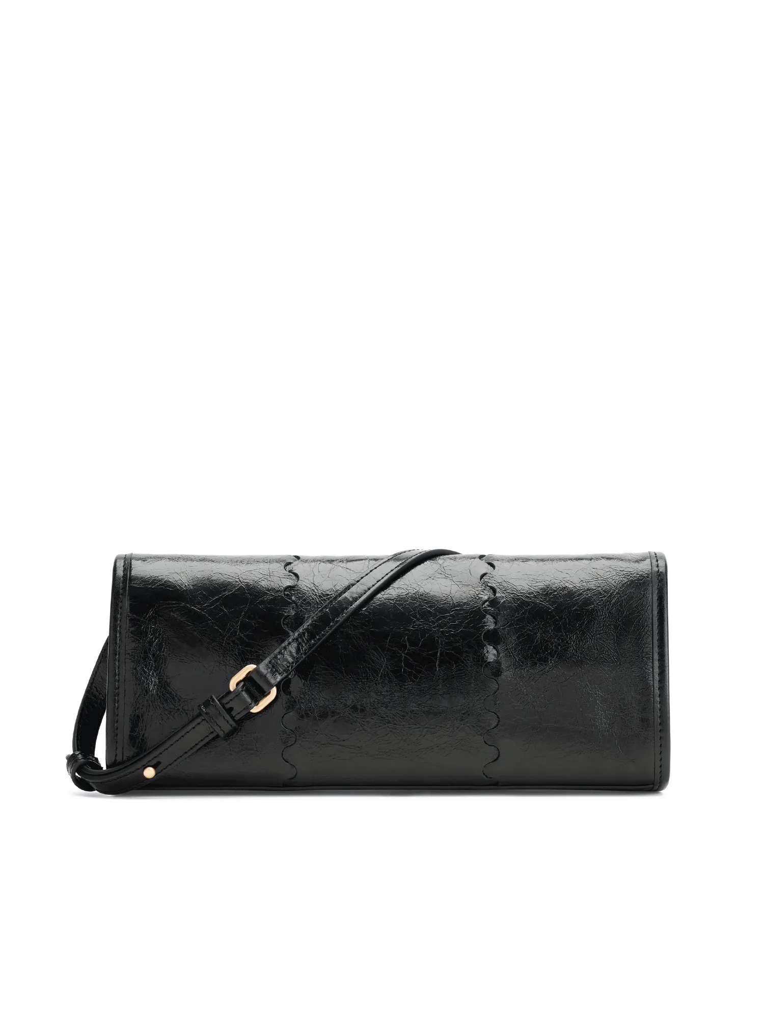 Mosaic Shoulder Bag - Black Gloss