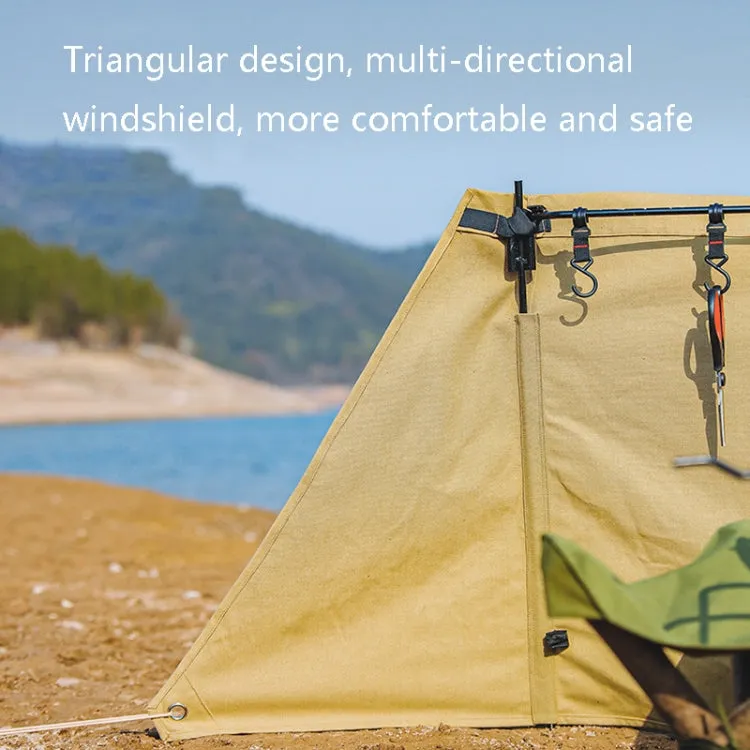 Outdoor Camping Picnic Windshield Picnic Windscreen(Cloth   Bracket)