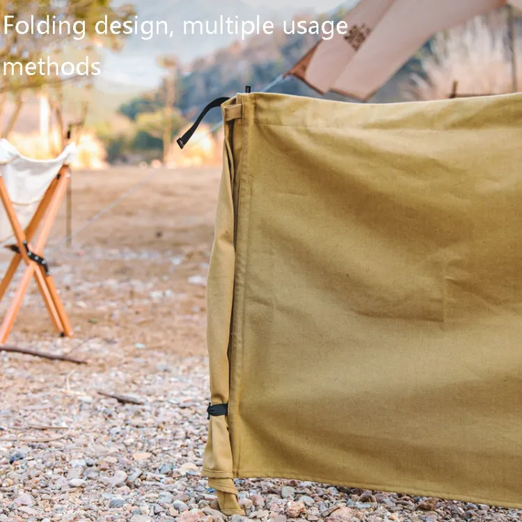 Outdoor Camping Picnic Windshield Picnic Windscreen(Cloth   Bracket)