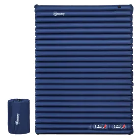 Outsunny PVC Self-Inflating 2/3Person Camping Sleeping Mattress Green