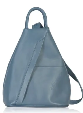 PAMELA     Italian soft leather medium sized backpack