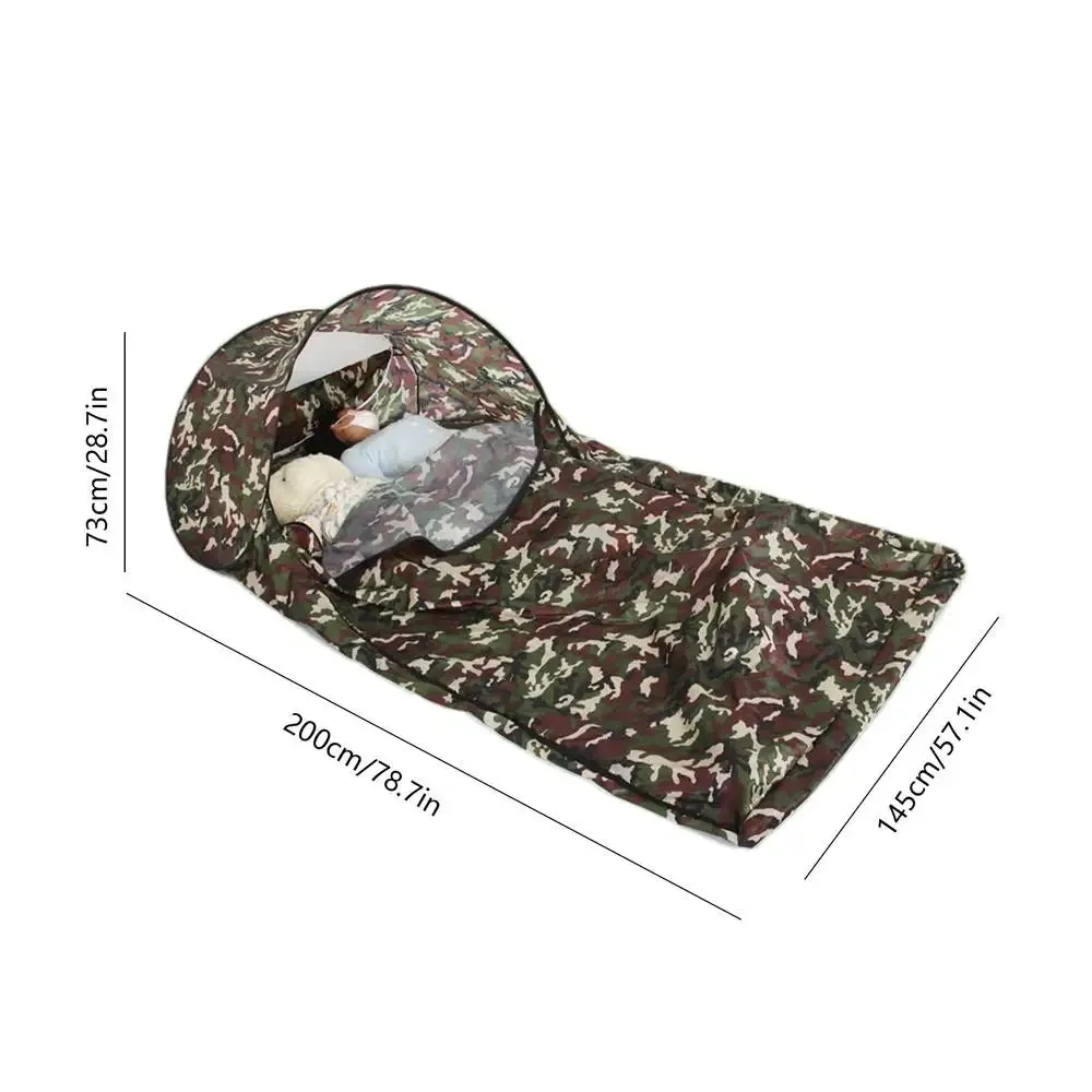 Portable Camping Sleeping Bag Lightweight and Waterproof Backpacking Net Sleeping Bags Cover for Outdoor Traveling Hiking