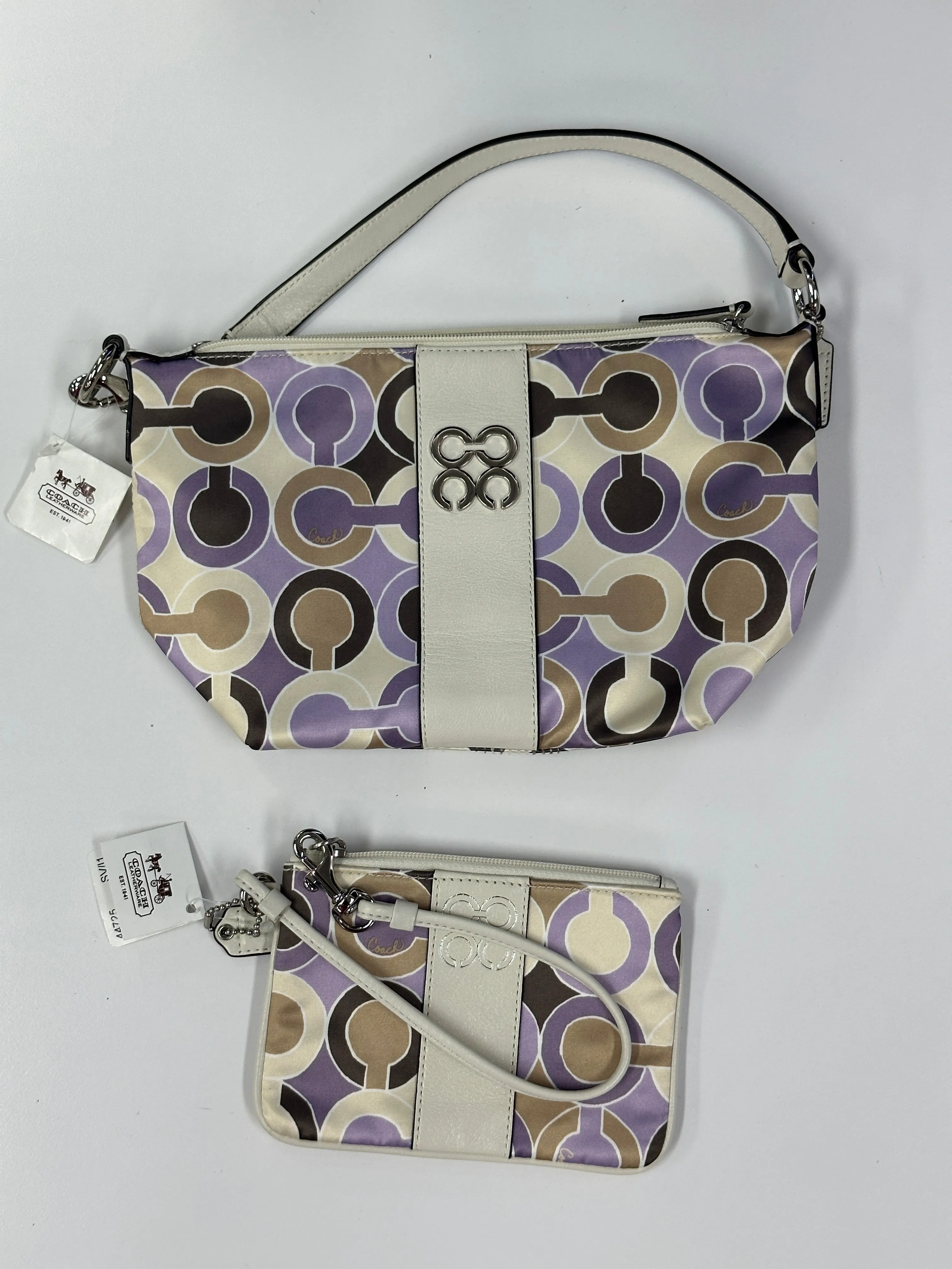 Set of Lilac Pochette and Wrislet