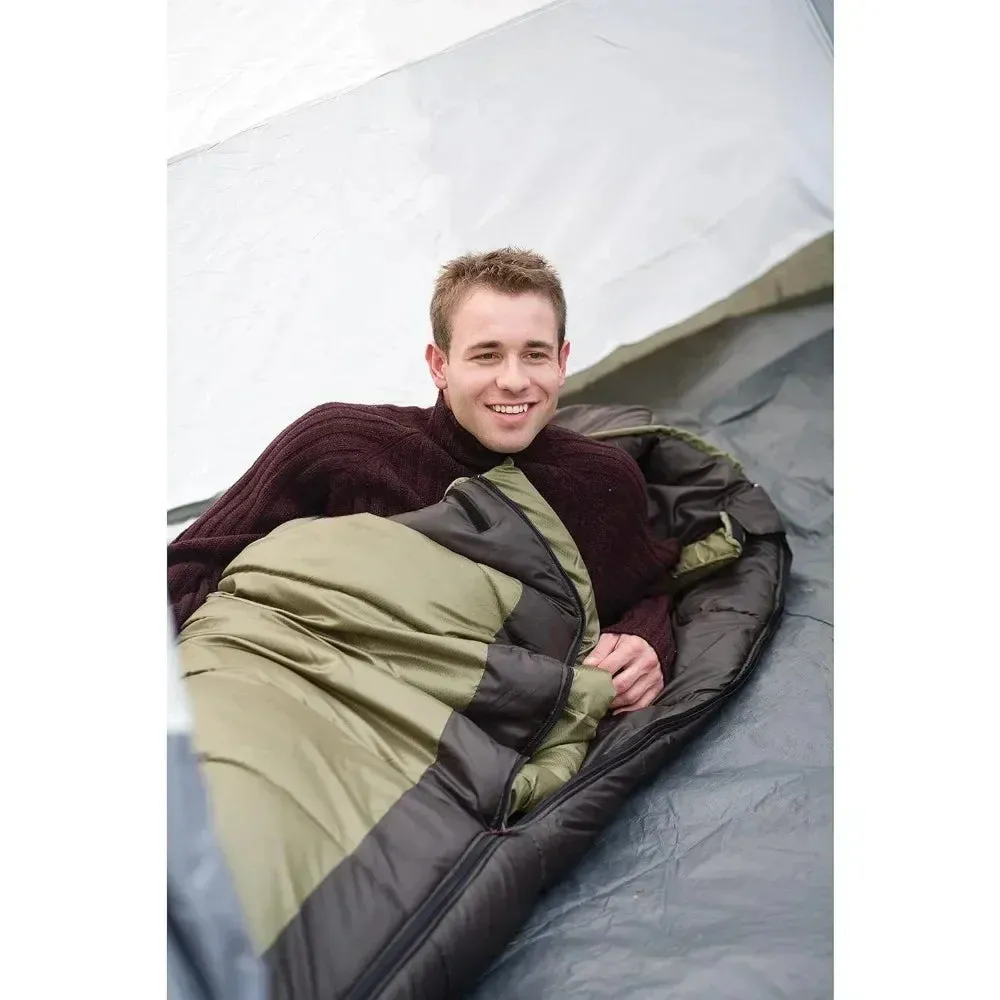 Sleeping Bag for Adults Camping for Big & Tall Adults No-Snag Zipper with Adjustable for Warmth and Ventilation  Sleeping Bag