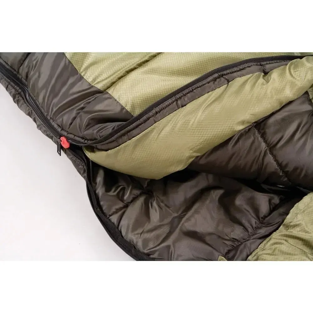 Sleeping Bag for Adults Camping for Big & Tall Adults No-Snag Zipper with Adjustable for Warmth and Ventilation  Sleeping Bag