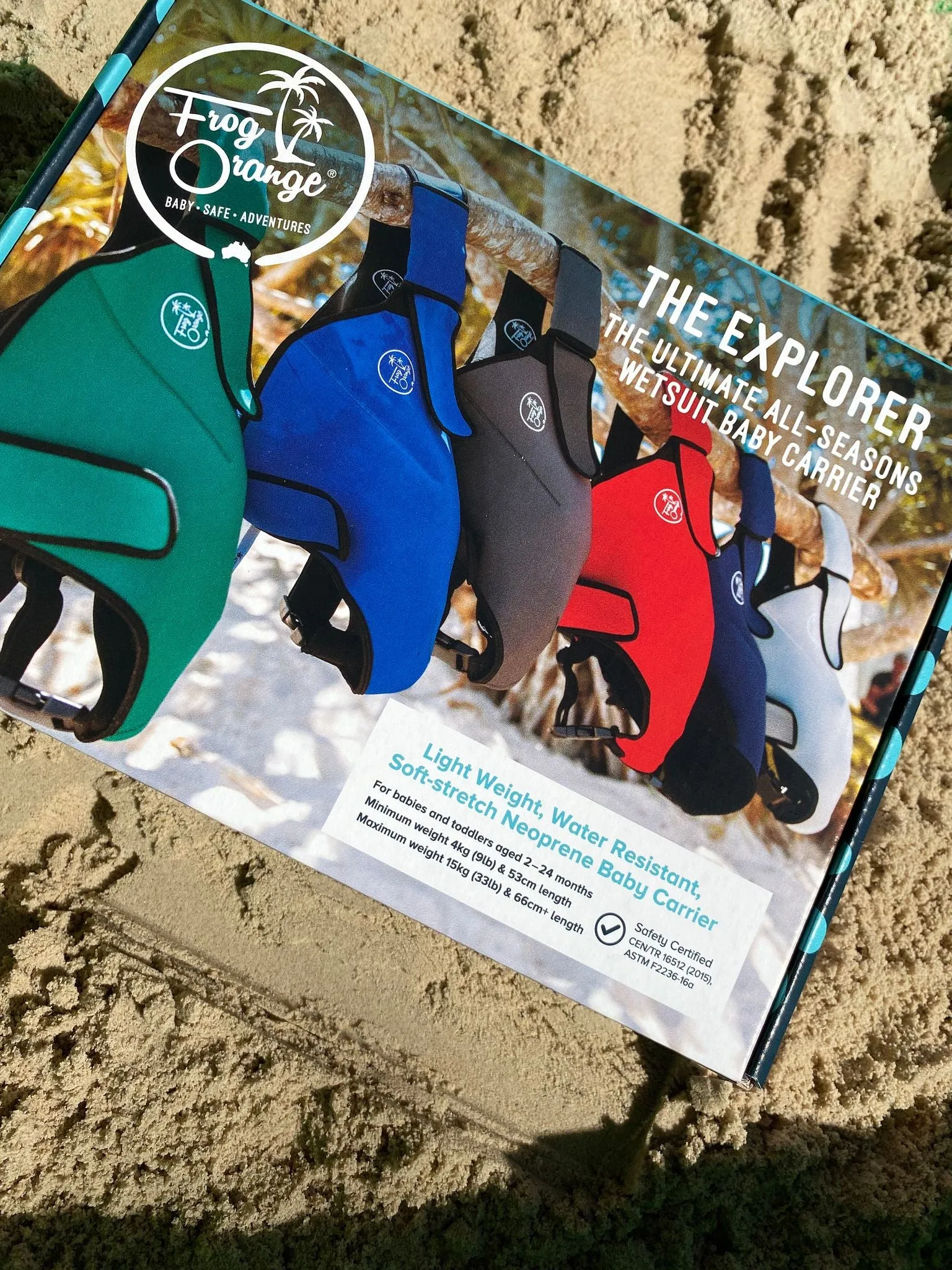 THE EXPLORER Wetsuit Baby Carrier - Deep Green
