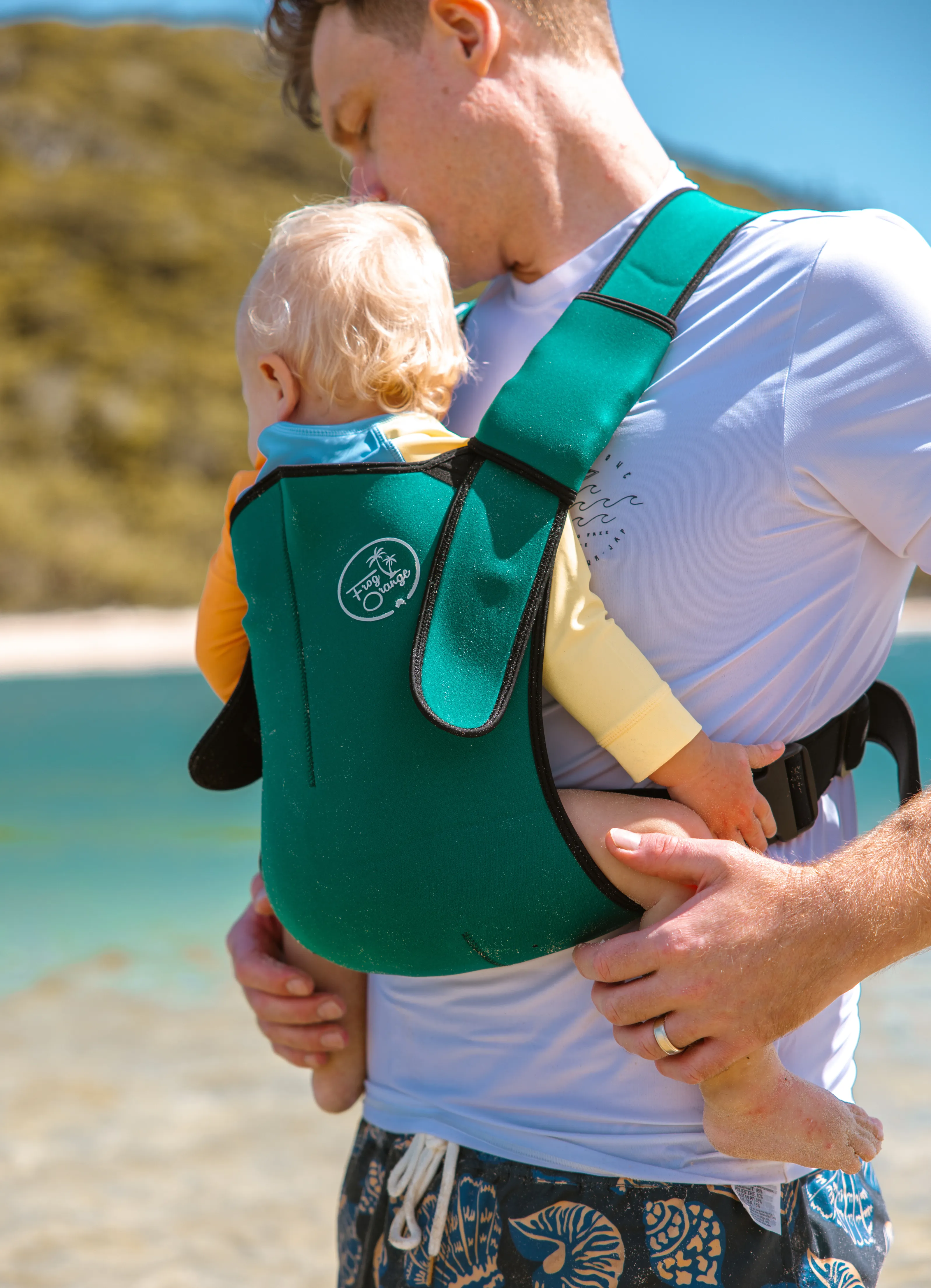 THE EXPLORER Wetsuit Baby Carrier - Deep Green