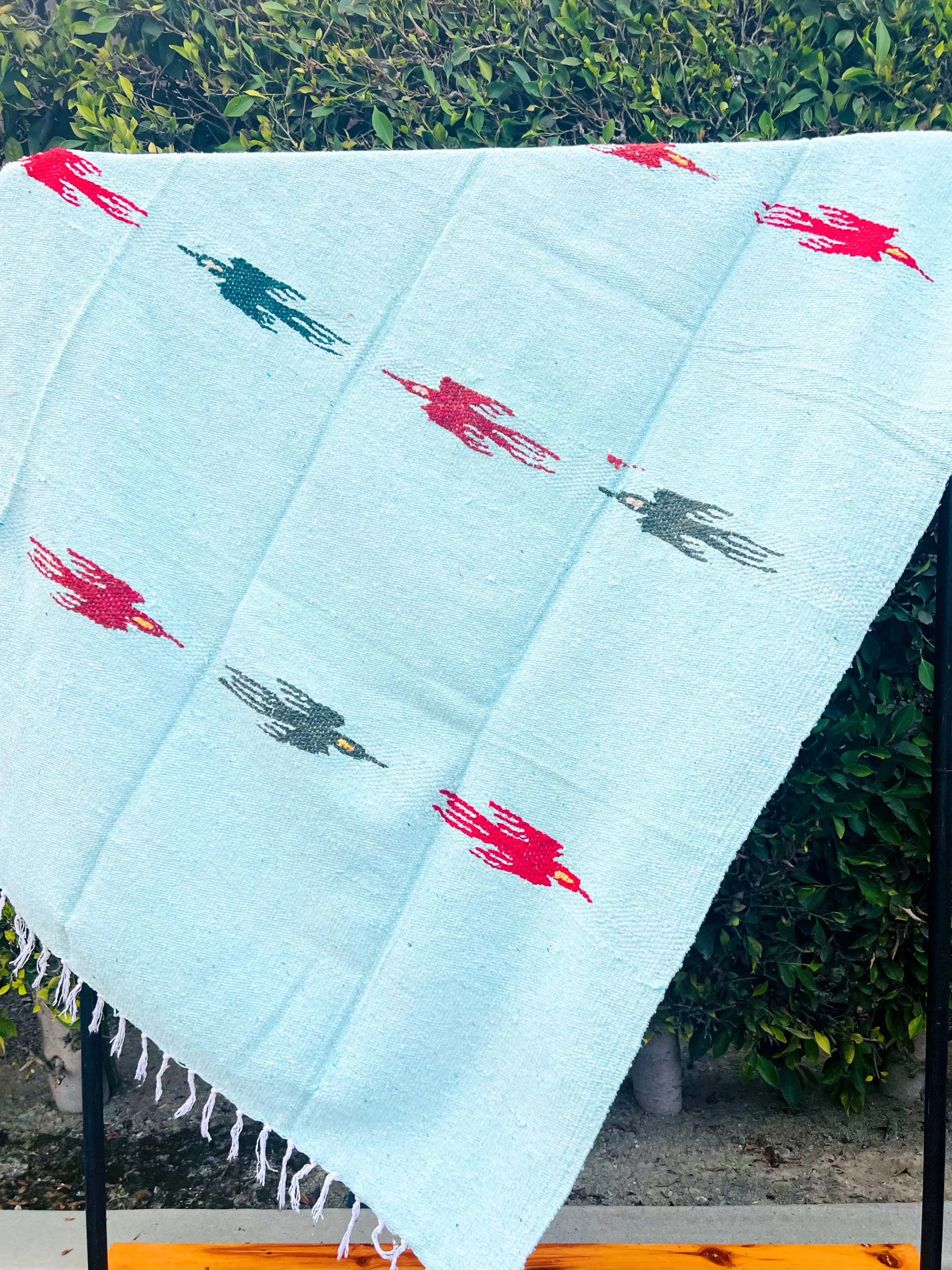 THUNDERBIRD THROW BLANKET - MINT