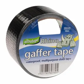 Ultratape Rhino Cloth Gaffer Tape Black 50mm x 10m