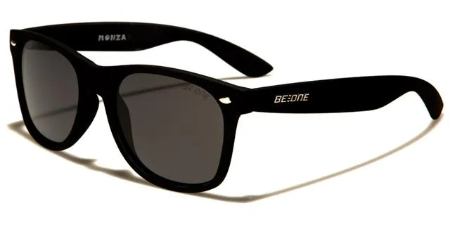 Unisex Classic Polarised Sunglasses Designer Retro Frame with Mirror Lens