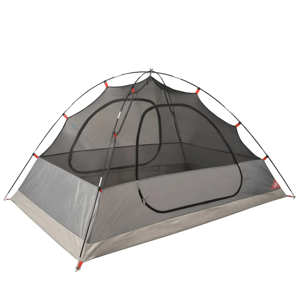 vidaXL Camping Tent Dome 2-Person Orange Waterproof