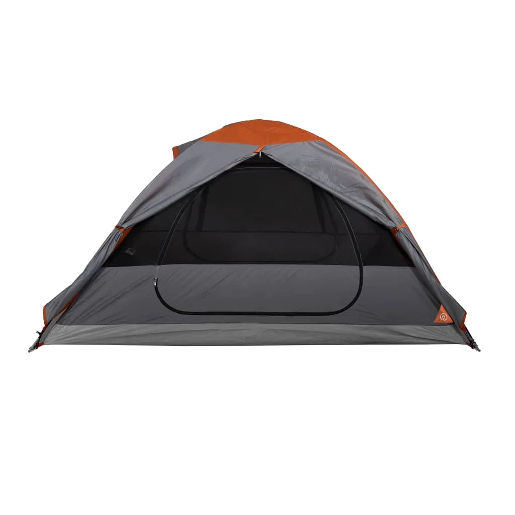 vidaXL Camping Tent Dome 2-Person Orange Waterproof